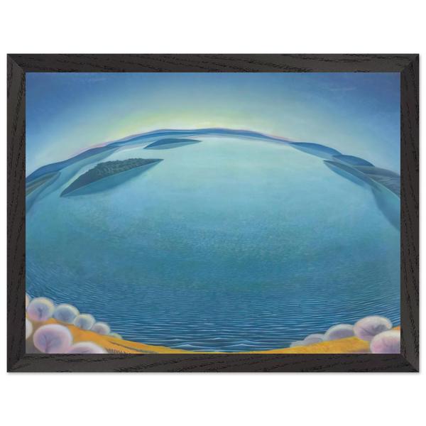Lago-alba - 1942 by Gerardo Dottori — Framed art print at Zephyeer