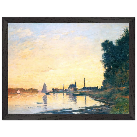 Argenteuil, Late Afternoon by Claude Monet — Framed art print at Zephyeer