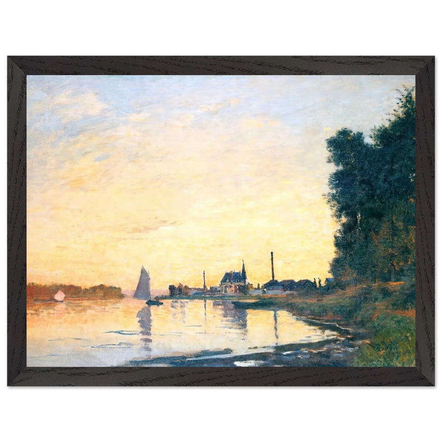 Argenteuil, Late Afternoon by Claude Monet — Framed art print at Zephyeer