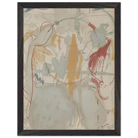Seven Types of Ambiguity, 1957- by Helen Frankenthaler — Framed art print at Zephyeer
