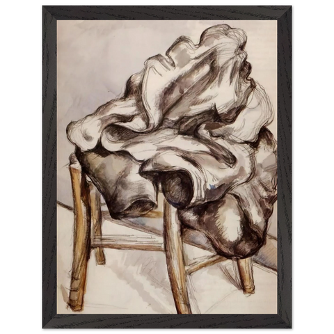 Jacket on a Chair by Paul Cézanne — Framed art print at Zephyeer