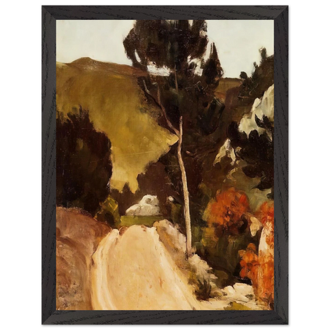Road in Provence by Paul Cézanne — Framed art print at Zephyeer