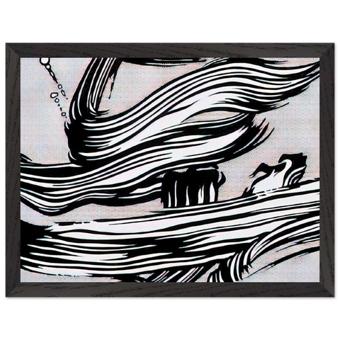 BRUSHSTROKES 1968 by Roy Lichtenstein — Framed art print at Zephyeer