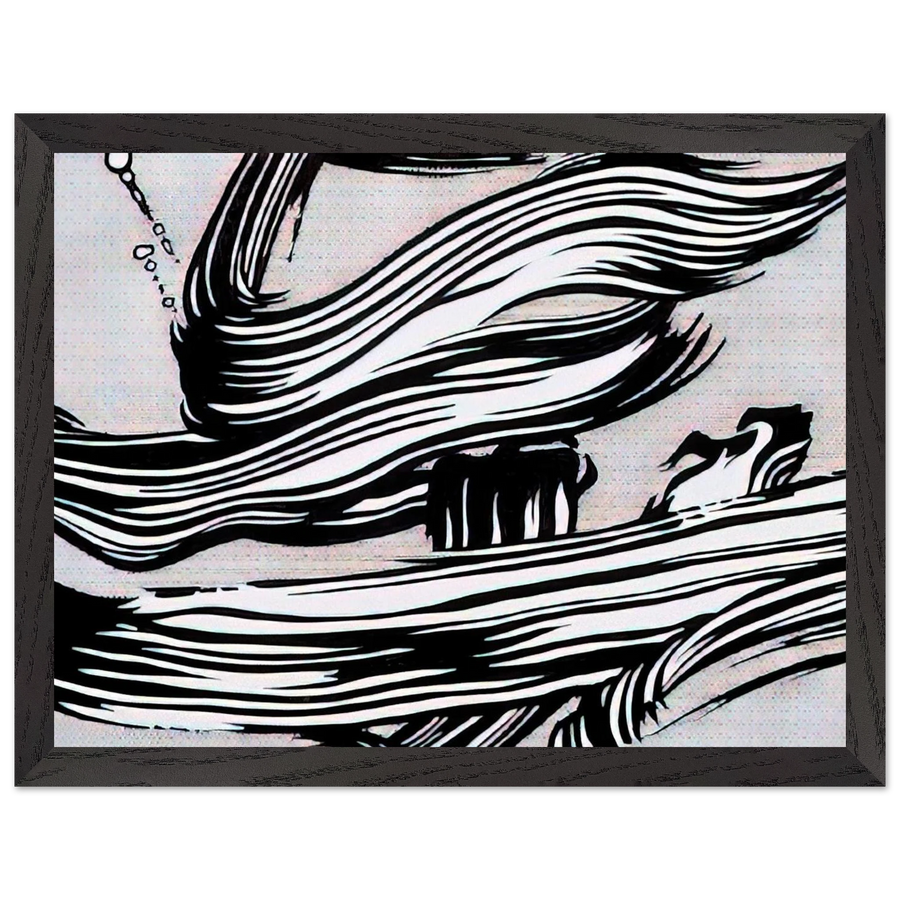 BRUSHSTROKES 1968 by Roy Lichtenstein — Framed art print at Zephyeer