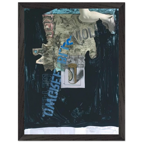 DECOY 1971 by Jasper Johns — Framed art print at Zephyeer