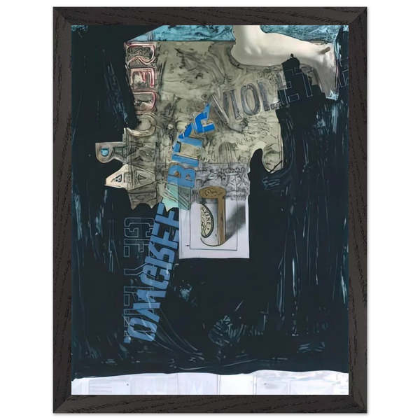 DECOY 1971 by Jasper Johns — Framed art print at Zephyeer