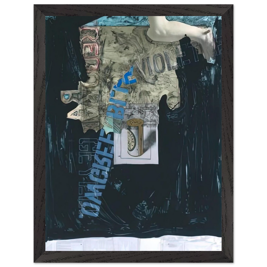 DECOY 1971 by Jasper Johns — Framed art print at Zephyeer