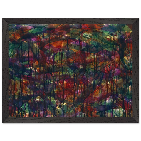 Untitled - 1957 by Norman Bluhm — Framed art print at Zephyeer