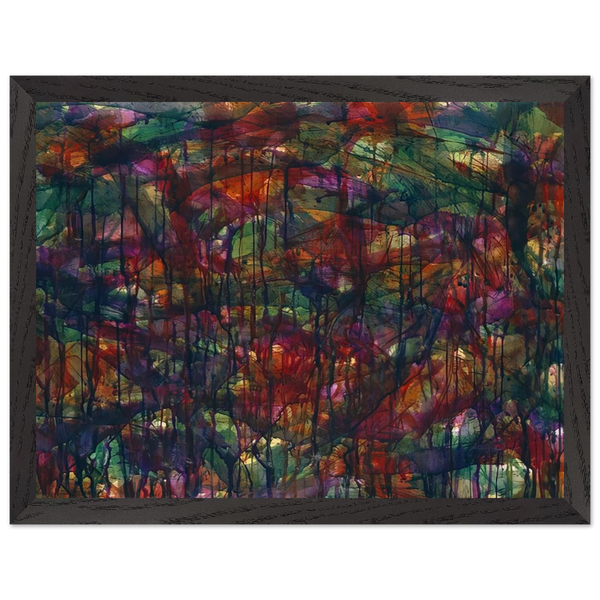 Untitled - 1957 by Norman Bluhm — Framed art print at Zephyeer