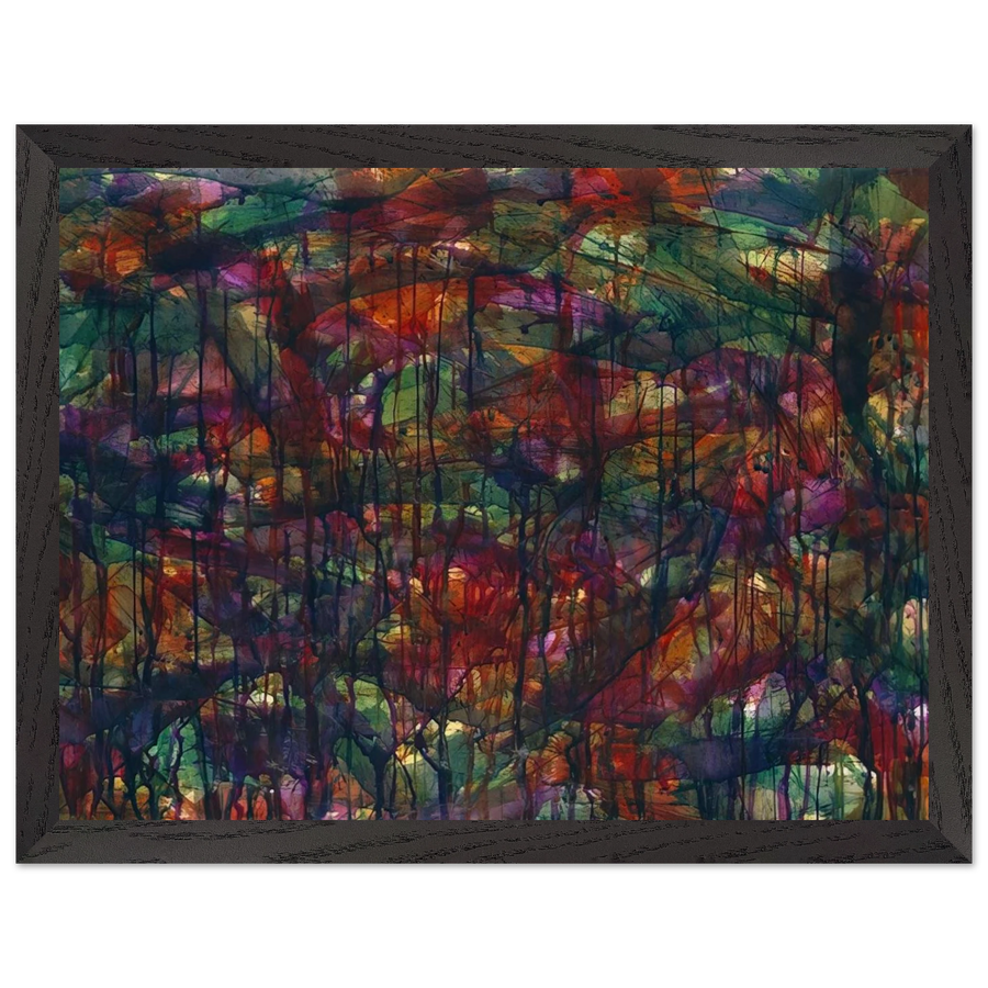 Untitled - 1957 by Norman Bluhm — Framed art print at Zephyeer