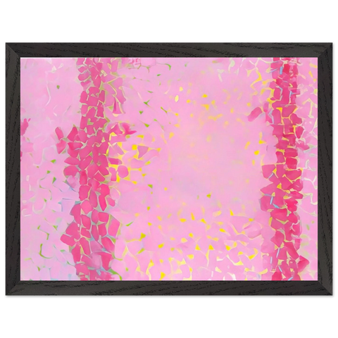 WIND AND CREPE MYRTLE CONCERTO 1973 by Alma Woodsey Thomas — Framed art print at Zephyeer