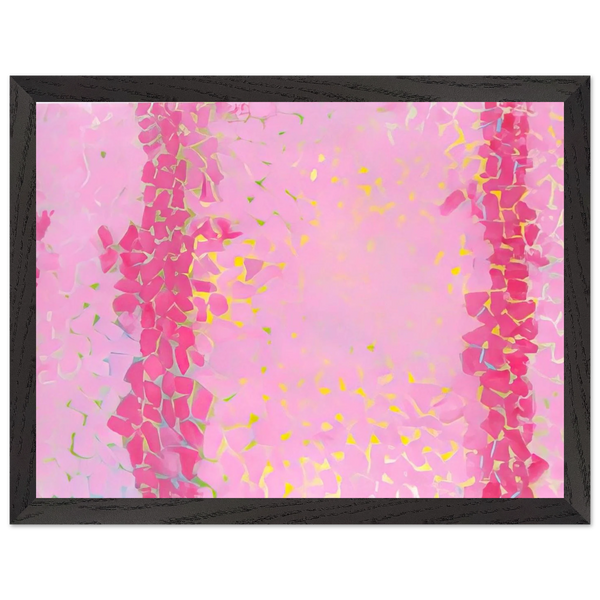 WIND AND CREPE MYRTLE CONCERTO 1973 by Alma Woodsey Thomas — Framed art print at Zephyeer