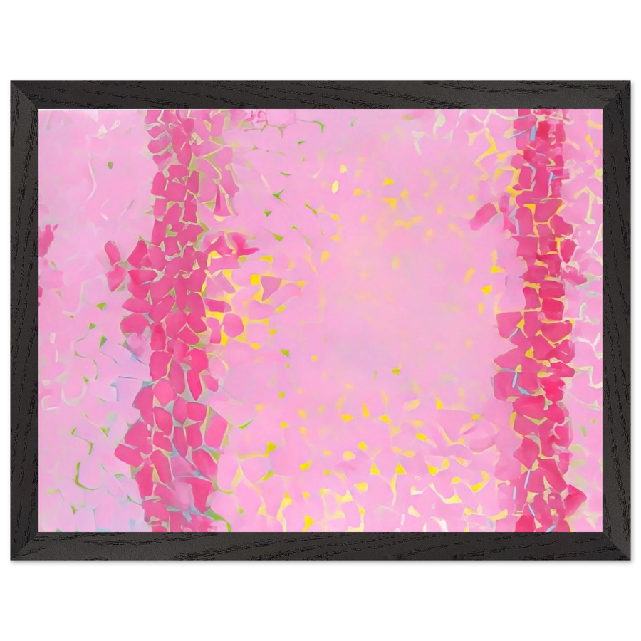WIND AND CREPE MYRTLE CONCERTO 1973 by Alma Woodsey Thomas — Framed art print at Zephyeer