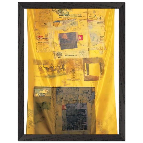 SULPHUR BANK HOARFROST 1974 by Robert Rauschenberg — Framed art print at Zephyeer