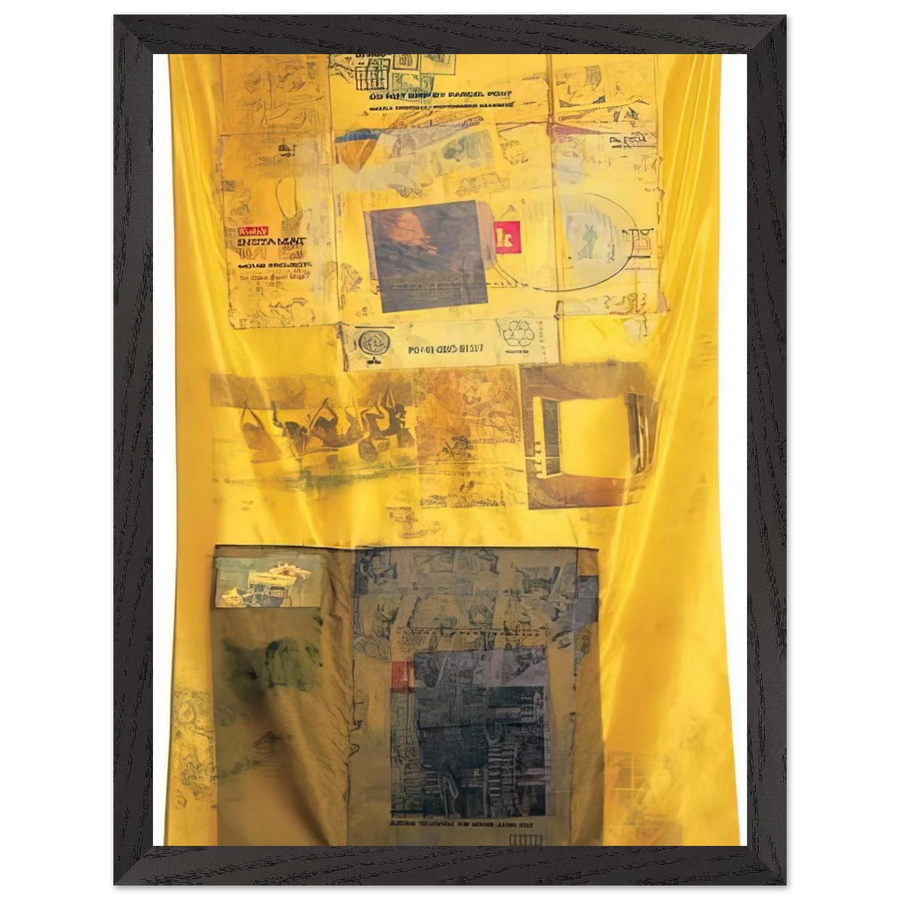 SULPHUR BANK HOARFROST 1974 by Robert Rauschenberg — Framed art print at Zephyeer