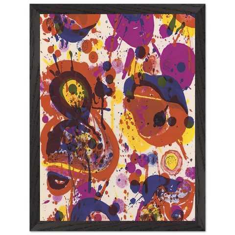 Untitled  from Pasadena Box   Lembark L57 by Sam Francis — Framed art print at Zephyeer