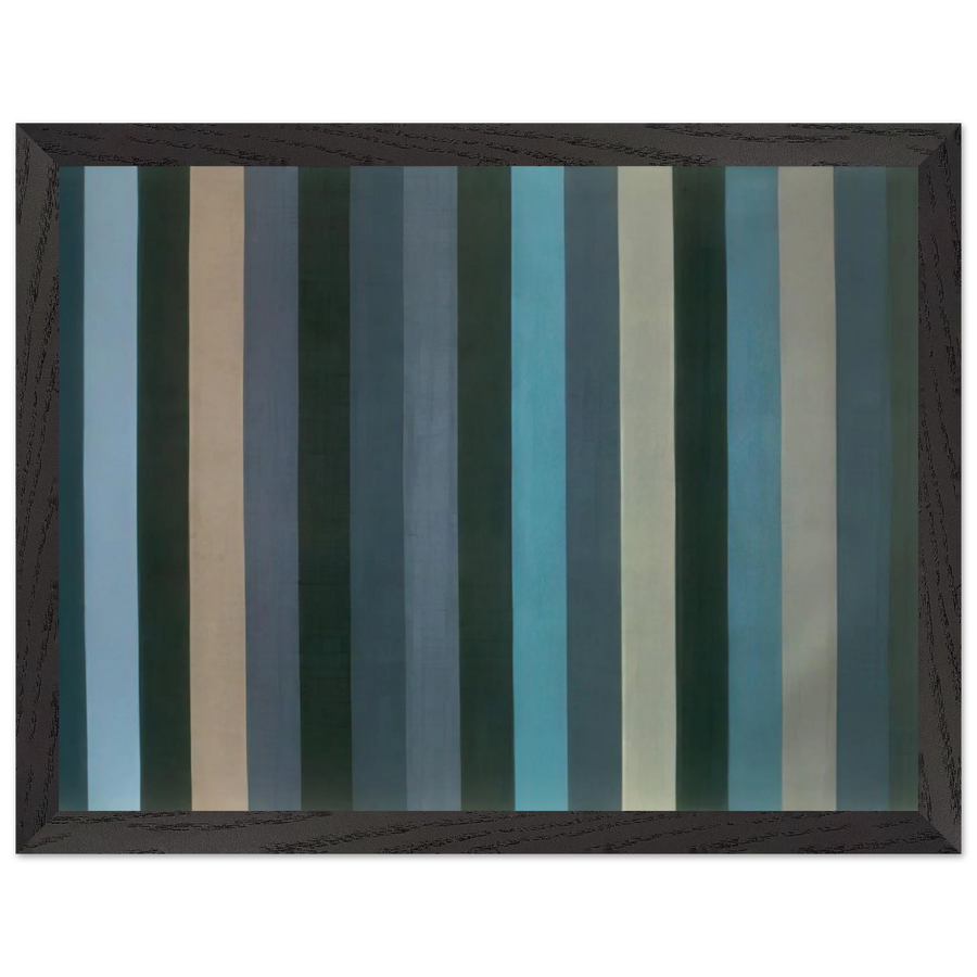 Moroccan Midnight - 1984 by Gene Davis — Framed art print at Zephyeer