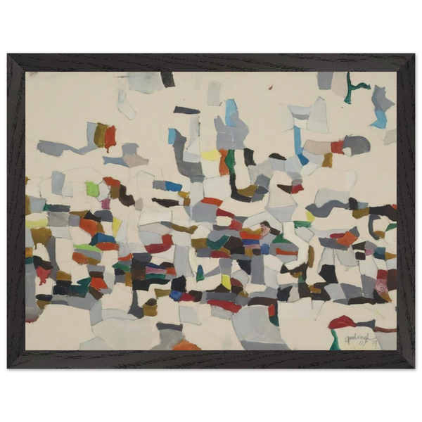 Untitled Composition - 1957 by Robert Goodnough — Framed art print at Zephyeer