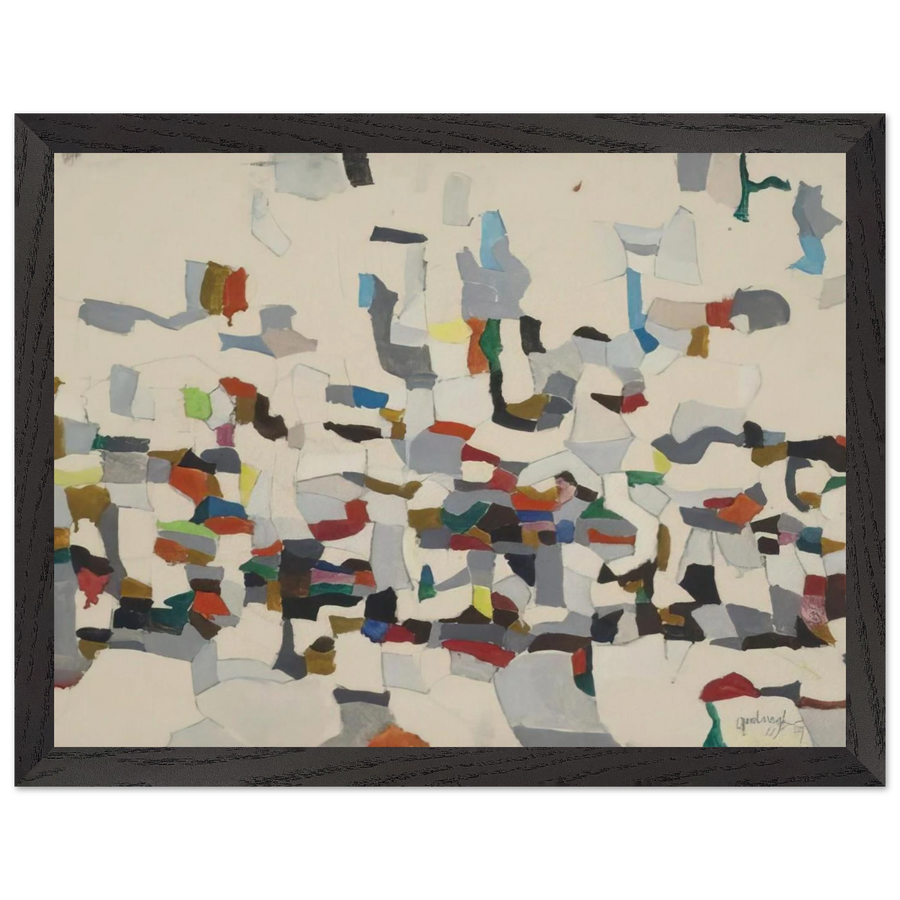 Untitled Composition - 1957 by Robert Goodnough — Framed art print at Zephyeer