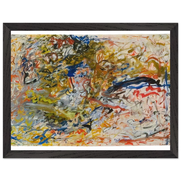 UNTITLED 1960 by Milton Resnick — Framed art print at Zephyeer