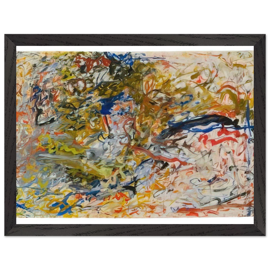 UNTITLED 1960 by Milton Resnick — Framed art print at Zephyeer