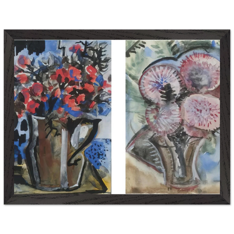 Still Life - Expressionism by Natalia Goncharova — Framed art print at Zephyeer