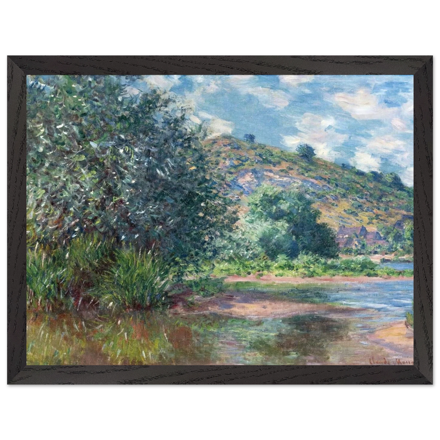 Landscape at Port-Villez by Claude Monet — Framed art print at Zephyeer