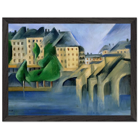 New Bridge by Tarsila do Amaral — Framed art print at Zephyeer