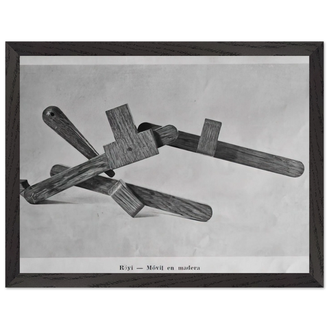 Röyi - 1945 by Gyula Kosice — Framed art print at Zephyeer
