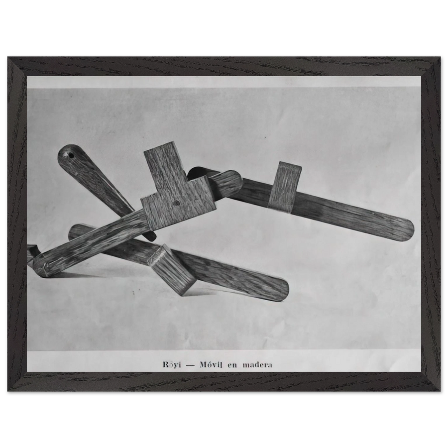 Röyi - 1945 by Gyula Kosice — Framed art print at Zephyeer