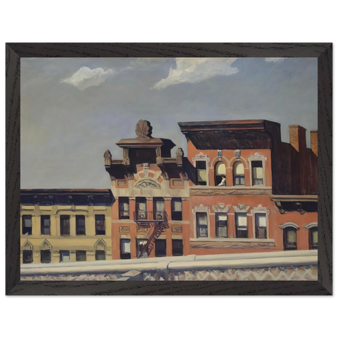 From Williamsburg Bridge by Edward Hopper — Framed art print at Zephyeer