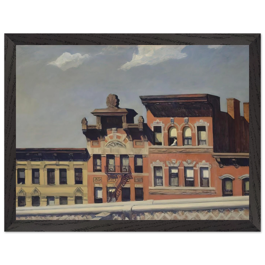 From Williamsburg Bridge by Edward Hopper — Framed art print at Zephyeer
