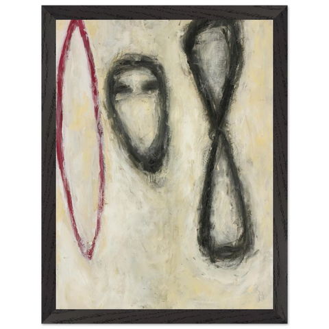 TRIPLE FORM 1982 by Susan Rothenberg — Framed art print at Zephyeer