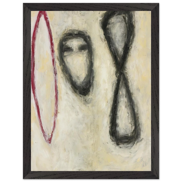 TRIPLE FORM 1982 by Susan Rothenberg — Framed art print at Zephyeer
