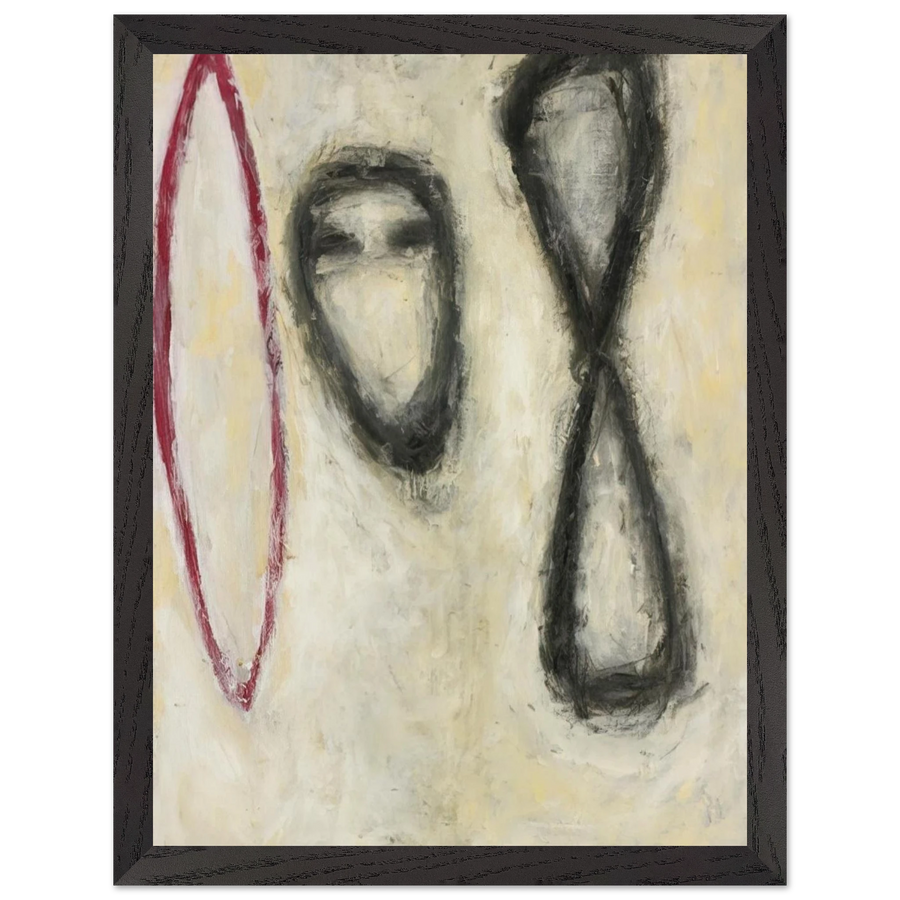 TRIPLE FORM 1982 by Susan Rothenberg — Framed art print at Zephyeer