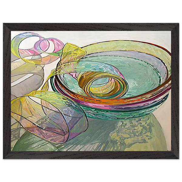 ORANGE PINK GREEN 2003 by Janet Fish — Framed art print at Zephyeer