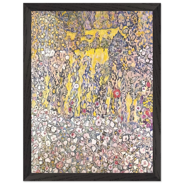 HORTICULTURAL LANDSCAPE WITH A HILLTOP by Gustav Klimt — Framed art print at Zephyeer