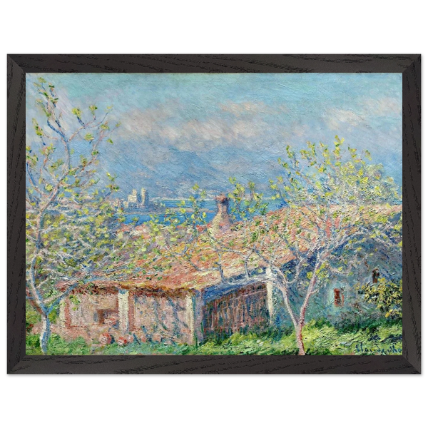 Gardener's House at Antibes by Claude Monet — Framed art print at Zephyeer