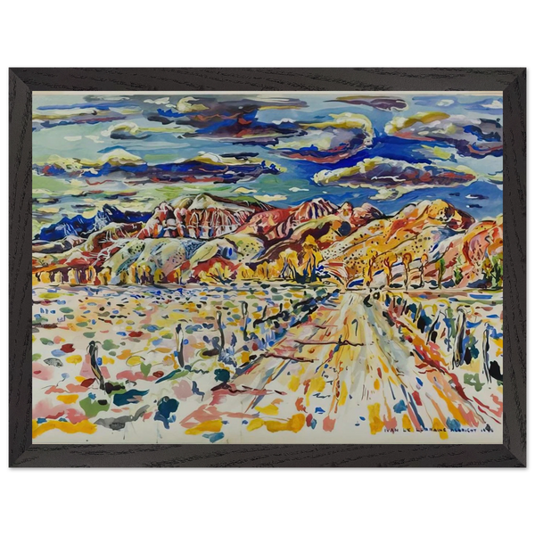 RANCH WYOMING 1946 by Ivan Albright — Framed art print at Zephyeer