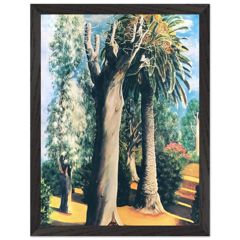 EUCALYPTUS AND PALM 1935 by Moise Kisling — Framed art print at Zephyeer