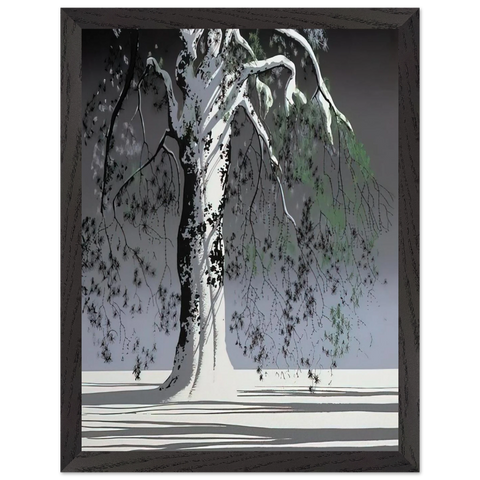 Fir Tree In Snow by Eyvind Earle — Framed art print at Zephyeer