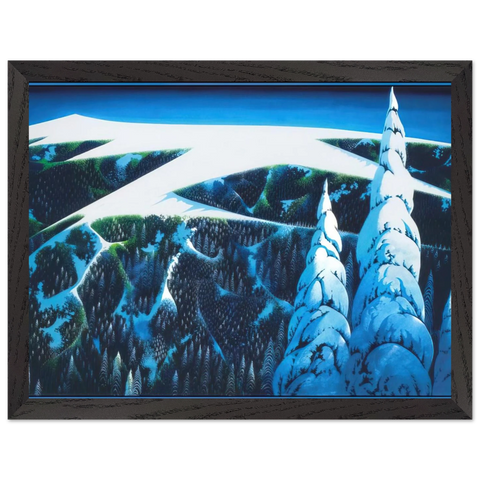 Sangre De Cristo Range by Eyvind Earle — Framed art print at Zephyeer