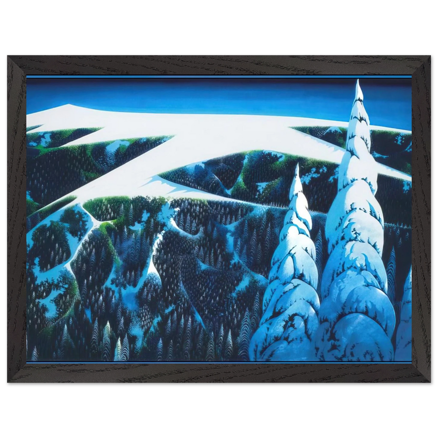 Sangre De Cristo Range by Eyvind Earle — Framed art print at Zephyeer