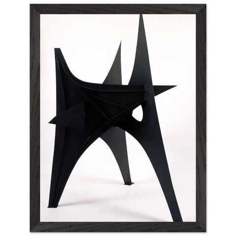 TROIS PICS INTERMEDIATE MAQUETTE 1967 by Alexander Calder — Framed art print at Zephyeer