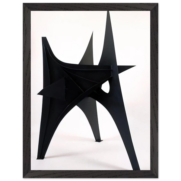 TROIS PICS INTERMEDIATE MAQUETTE 1967 by Alexander Calder — Framed art print at Zephyeer