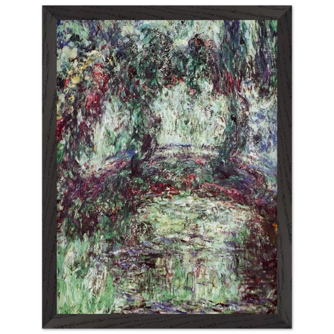 The Japanese Bridge 2 by Claude Monet — Framed art print at Zephyeer