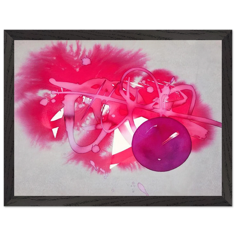 UNTITLED PURPLE CIRCLE by Luis Feito — Framed art print at Zephyeer