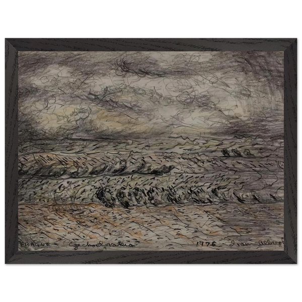 NEAR PRAGUE CZECHOSLOVAKIA 1976 by Ivan Albright — Framed art print at Zephyeer