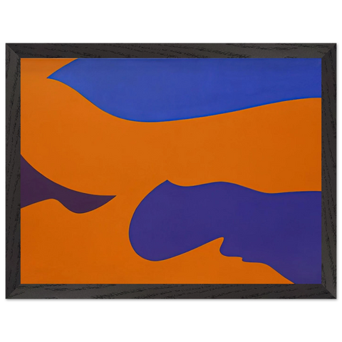 Passage ‚rosion vermillion by Fernand Leduc — Framed art print at Zephyeer