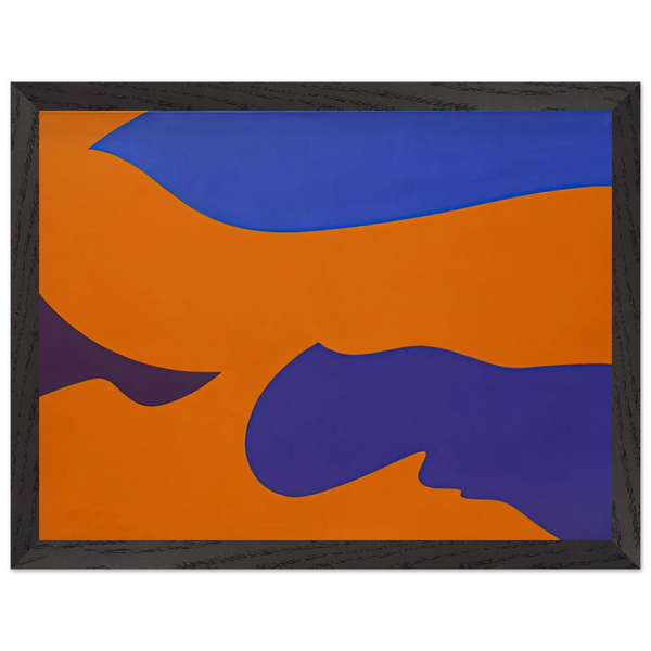Passage ‚rosion vermillion by Fernand Leduc — Framed art print at Zephyeer